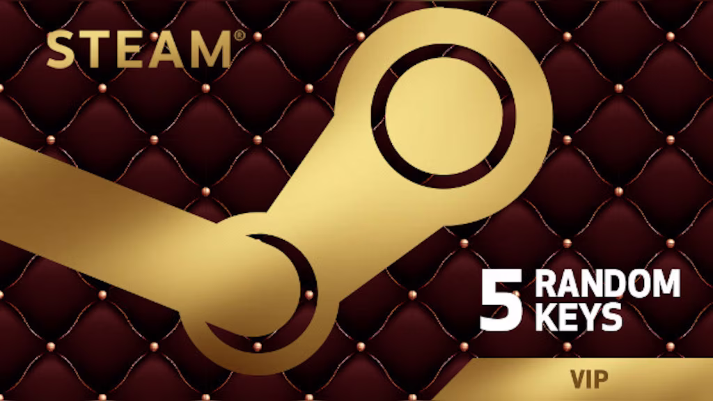 5 clés VIP aléatoires - Clé Steam - GLOBALE
